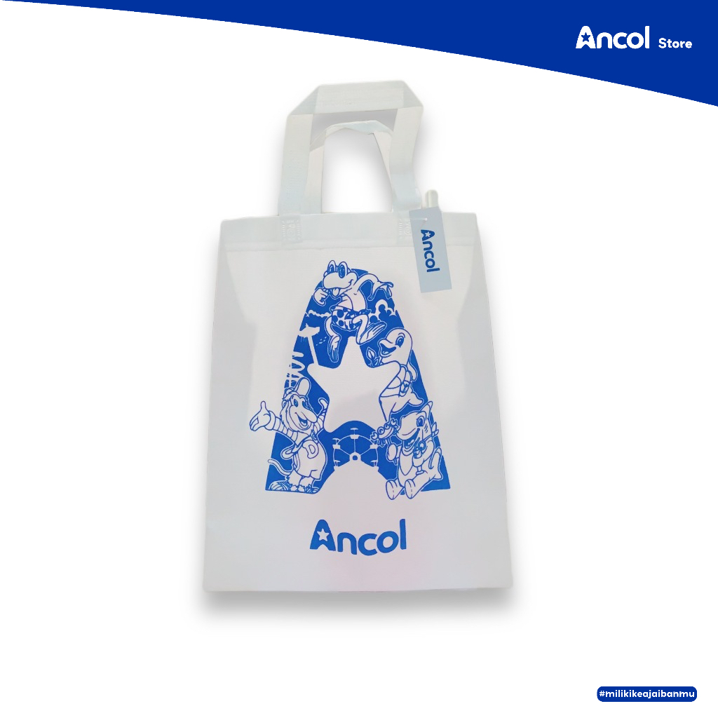 

Ancol Tas Spundbond | Tas Belanja | Tas Kado Logo ancol | Official Merchandise