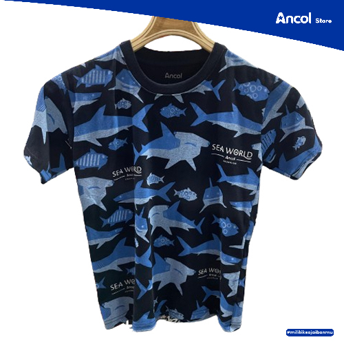 ANCOL BAJU KAOS ANAK SEAWORLD NAVY | Official Merchandise
