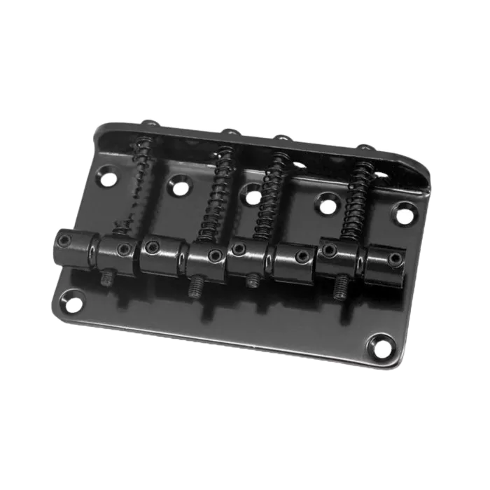 Standard 4 Strings Jazz Bass Style Bridge (Black) / Bridge Jazz Bass 4 String