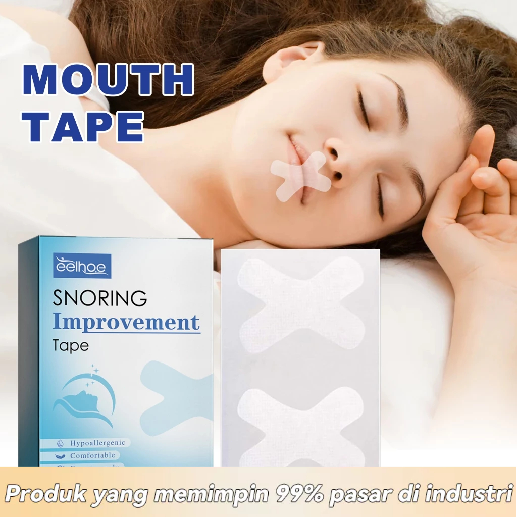 EELHOE Plester Anti Ngorok 120pcs - Alat Hentikan Dengkuran, Strip Anti Mendengkur untuk Tidur Nyeny