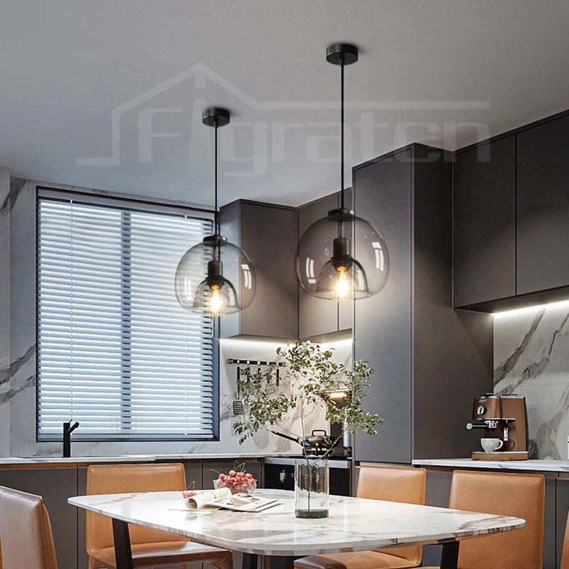 RK Lampu Gantung Minimalis Lampu Hias Gantung Mini Bar Kamar Tidur Dapur Ruang Makan Meja Makan