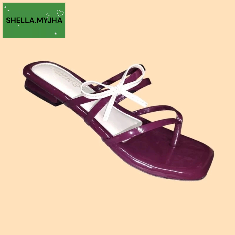 srpatu sandal hak tahu wanita 3cm big size 35 43 SS11