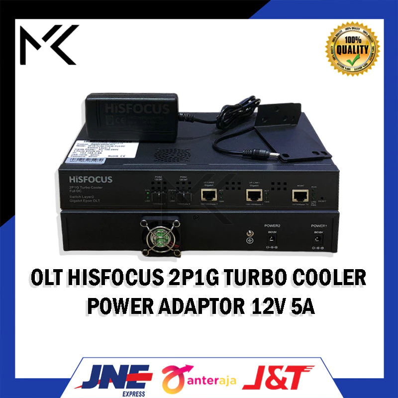 OLT HISFOCUS EPON 2P1G TURBO COOLER FULL DC