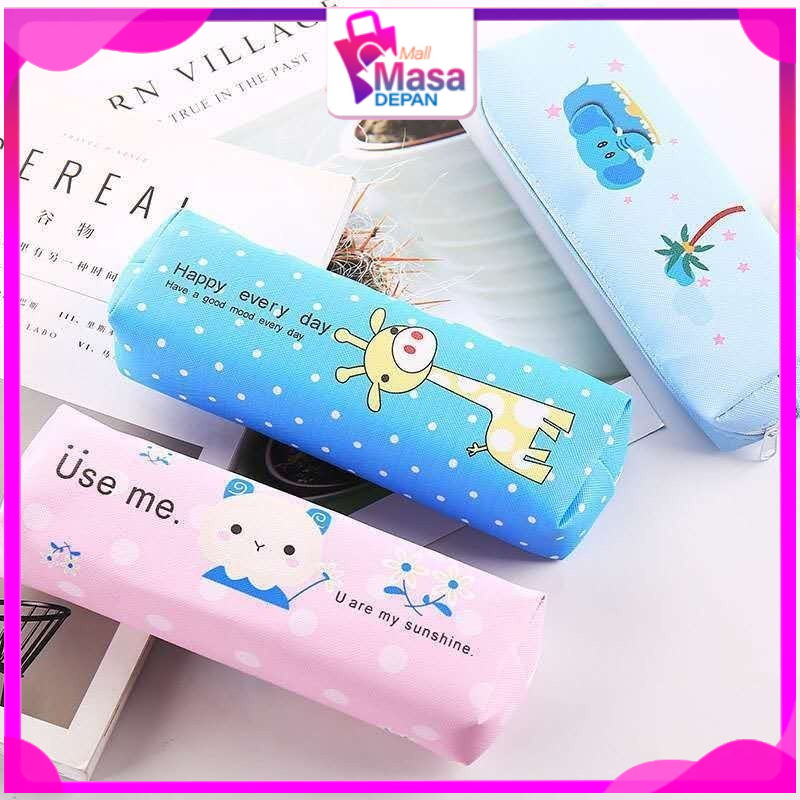 

MMD Tempat Pensil Pulpen Karakter Hewan Lucu Kotak Pensil Serbaguna Motif Animal Dompet pouch make up kosmetik wanita