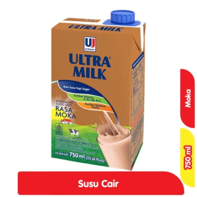 

Ultra Milk Susu UHT Moka Kotak 750 ml