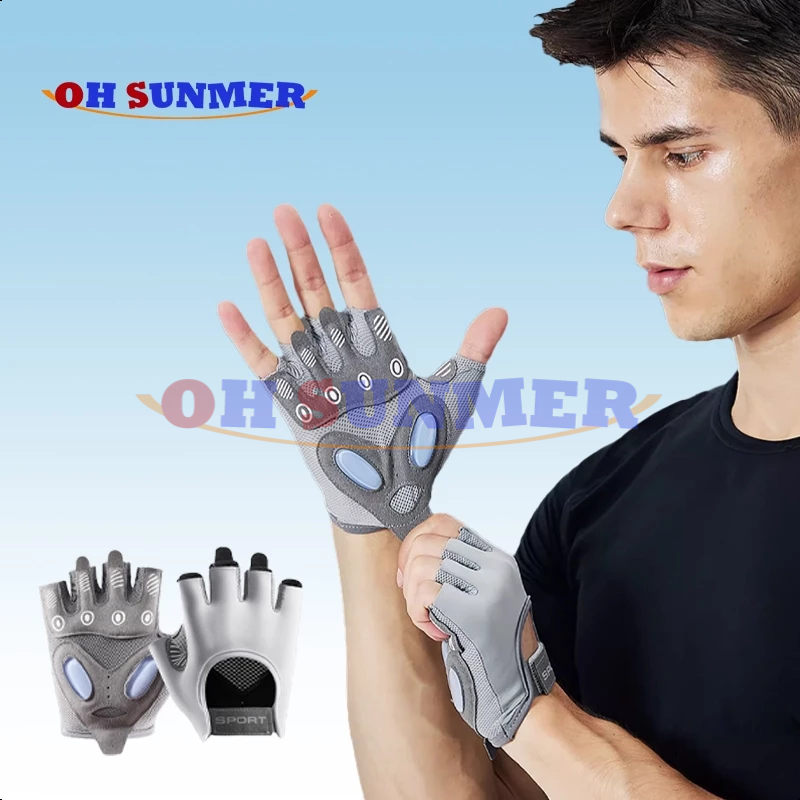 Sarung Tangan Gym Pria Sarung Tangan Olahraga Glove Fitness Gym Microfiber Sarung Tangan Fitness Gym