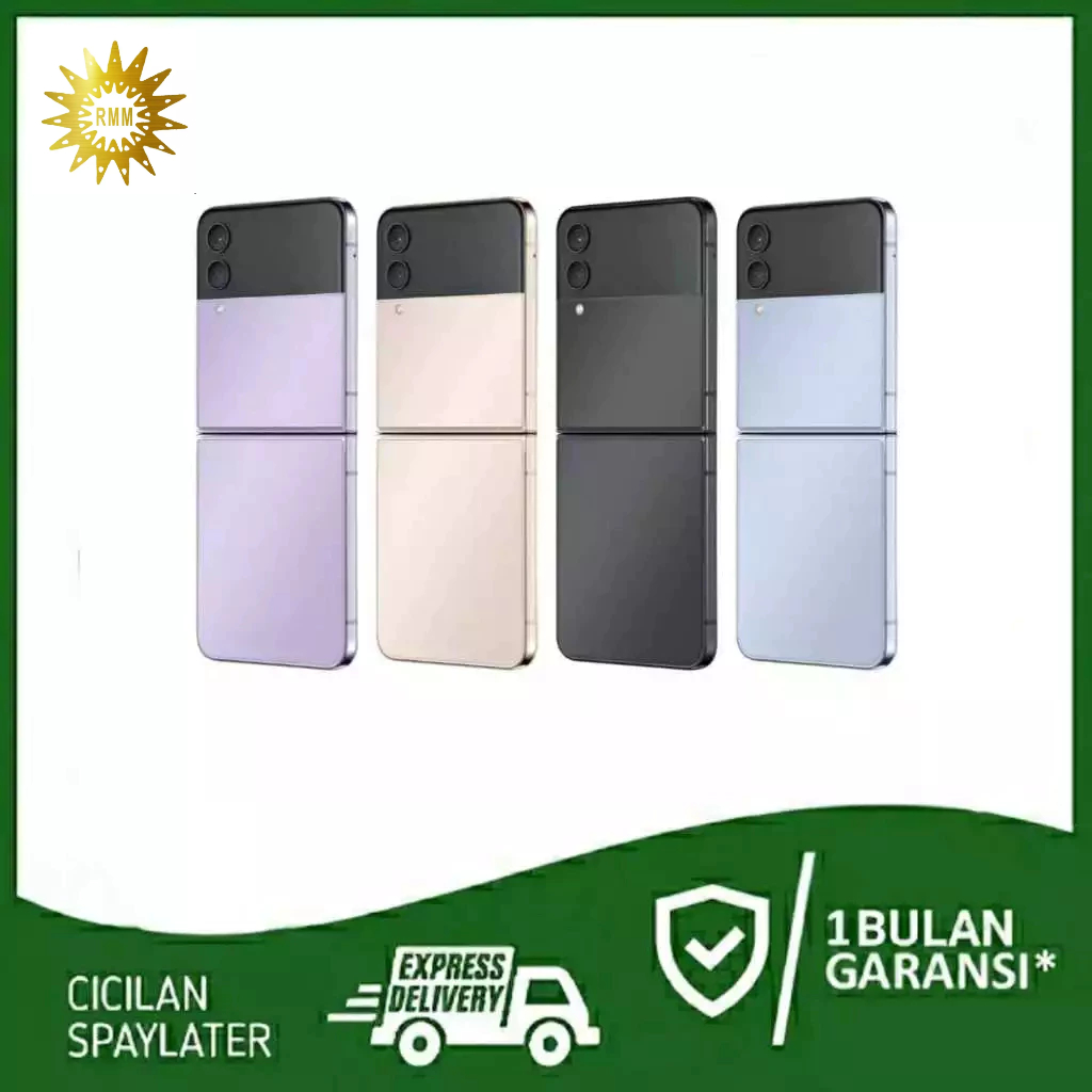 SAMSUNG Z FLIP 4 5G GARANSI IMEI 3 BULAN / RAM 8GB INTERNAL 256GB / SECOND ORIGINAL