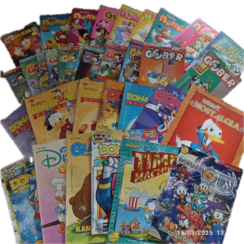 Majalah komik donal bebek paman gober edisi khusus gladstone