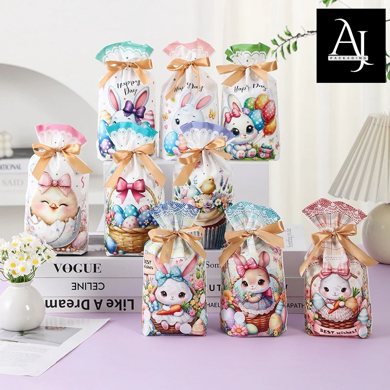

[1 PACK] Plastik Goodiebag Tali Serut Edisi Paskah Happy Easter New Year Natal Christmas Halloween