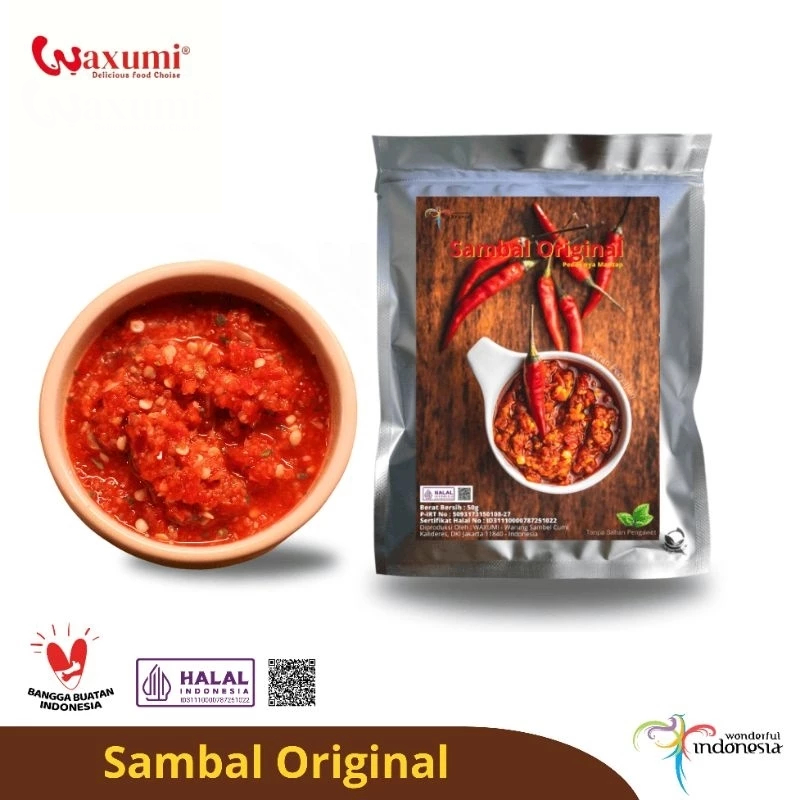 

Waxumi - Sambal Sachet Original Kemasan Mini 10g