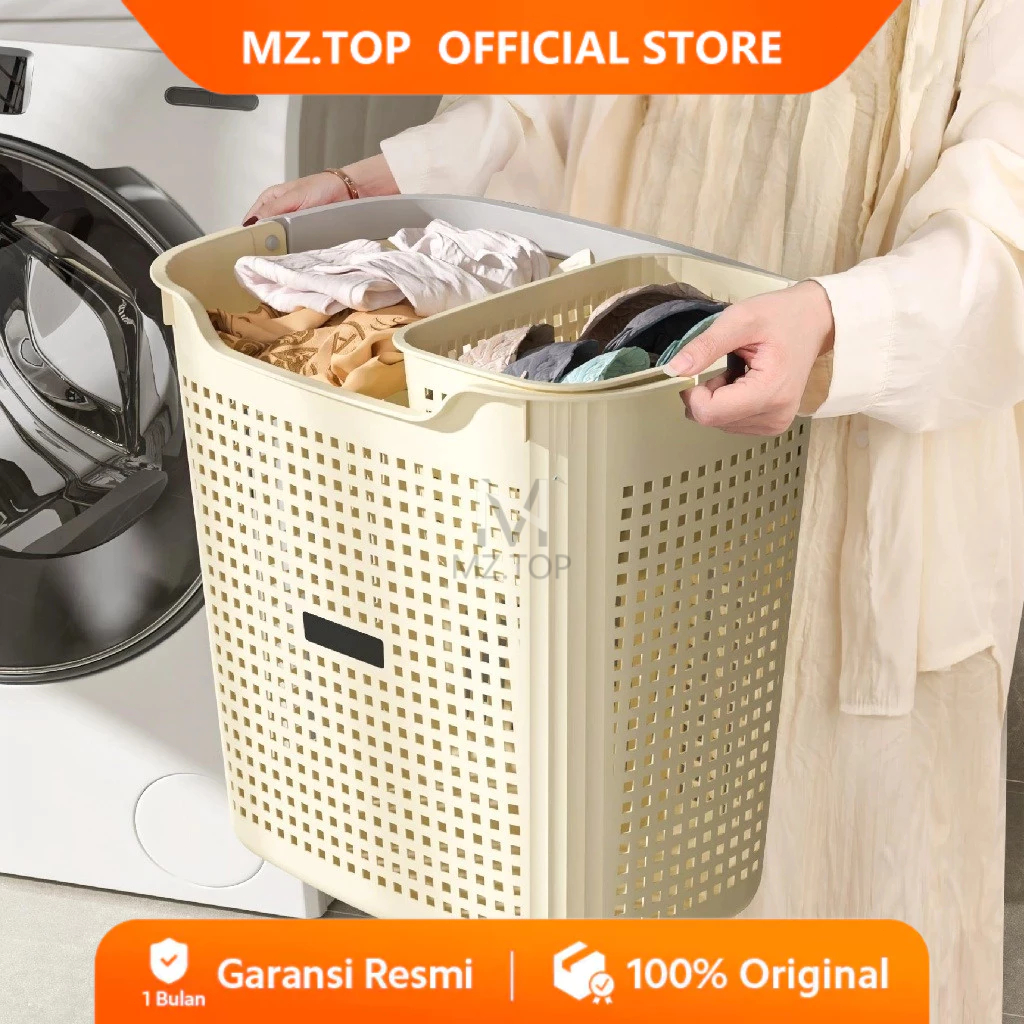 【COD】Ekstra Besar Keranjang Laundry Baju Kotor Plastik / Keranjang Baju Keranjang Ikea Keranjang Ser