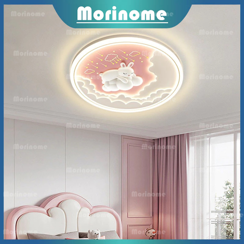 Lampu Plafon Kamar Anak Lampu hias kartun kamar tidur bentuk kelinci lampu hias plafon lampu kamar