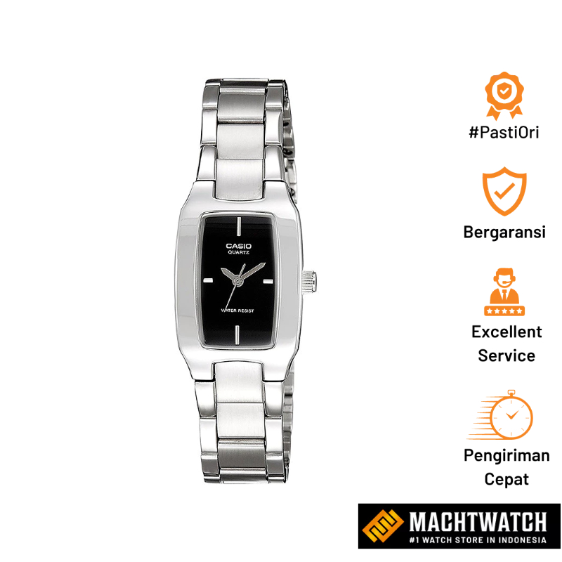 Jam Tangan Wanita Casio Standard LTP-1165A-1CDF LTP1165 LTP-1165A Stainless Steel Band