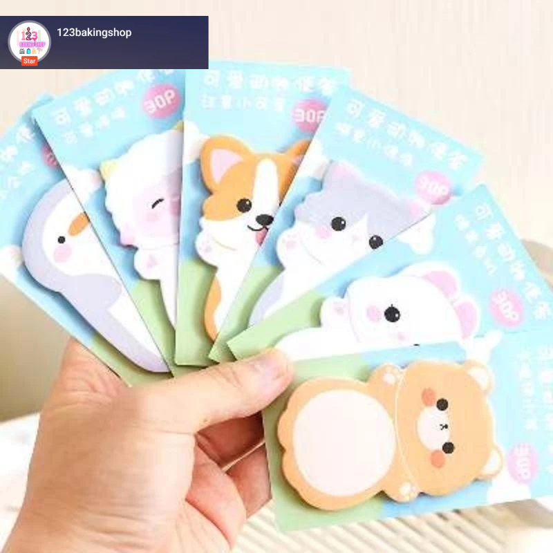 

Post it/ Sticker Notes bentuk animal Dino / Memo Notes souvenir ultah anak bentuk Dino
