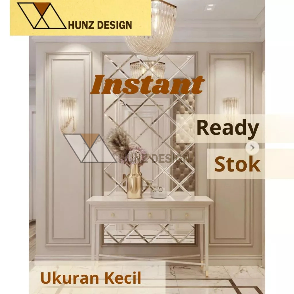 DEKORASI CERMIN KACA DINDING BEVEL/ KACA BEVEL/ CERMIN BEVEL / CERMIN BEVEL DINDING/ HIASAN DINDING/
