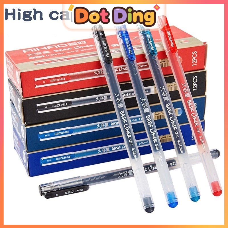 

[DOTDING] ‌Pulpen Gel Non-Refill 0.5mm Premium - Anti Bocor & Ergonomis Cocok untuk Tugas Harian/Meeting Kantor A045