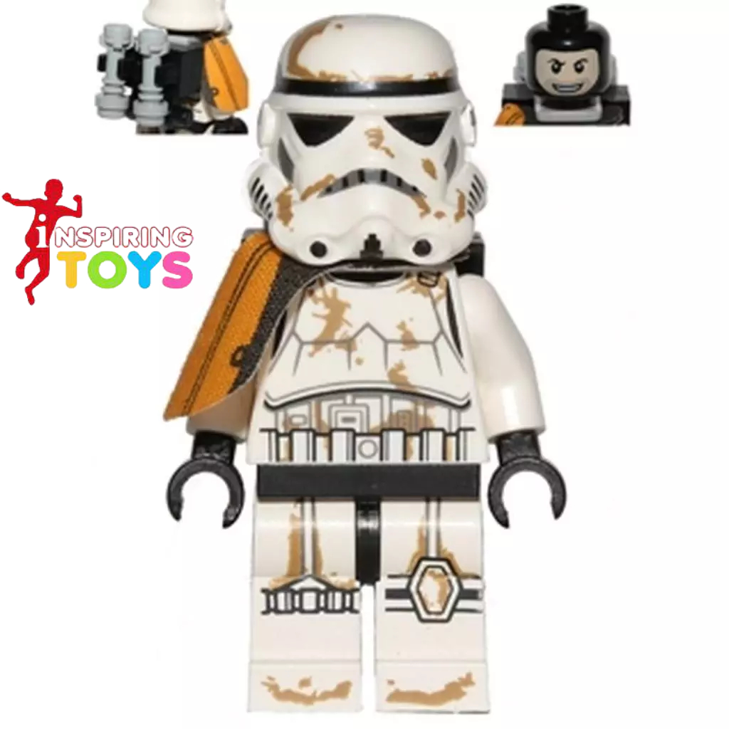 Lego Sandtrooper Orange Pauldron sw0364