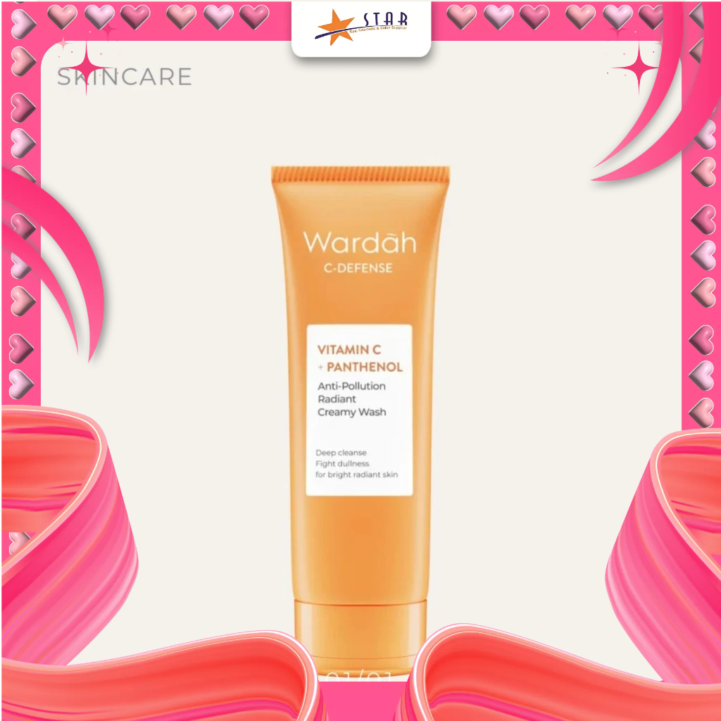 * STAR * Wardah C DEFENSE Wardah C-Defense facial foam 100 ML