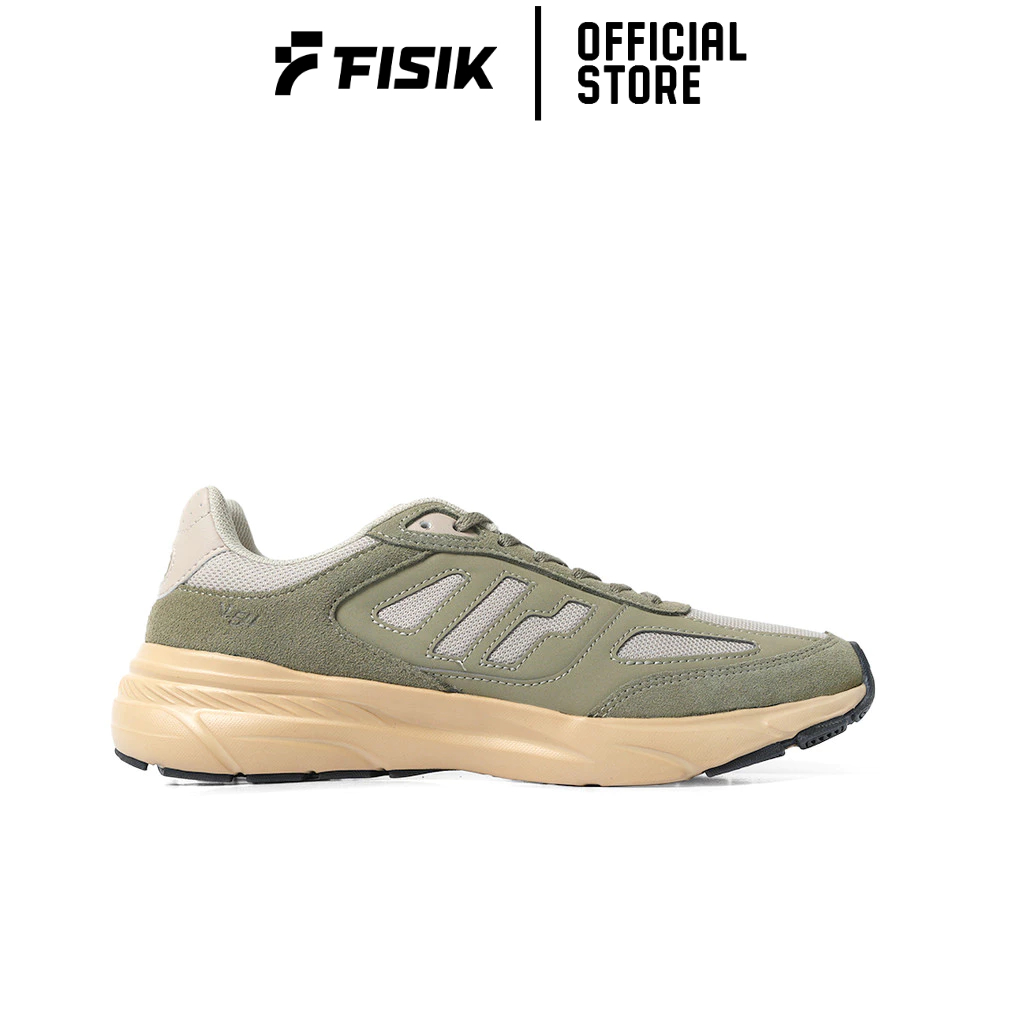 PIERO SEPATU SNEAKERS PRIA JOGGER V54 PRM-OLIVE/TAUPE/SOYBEAN PIE1000043