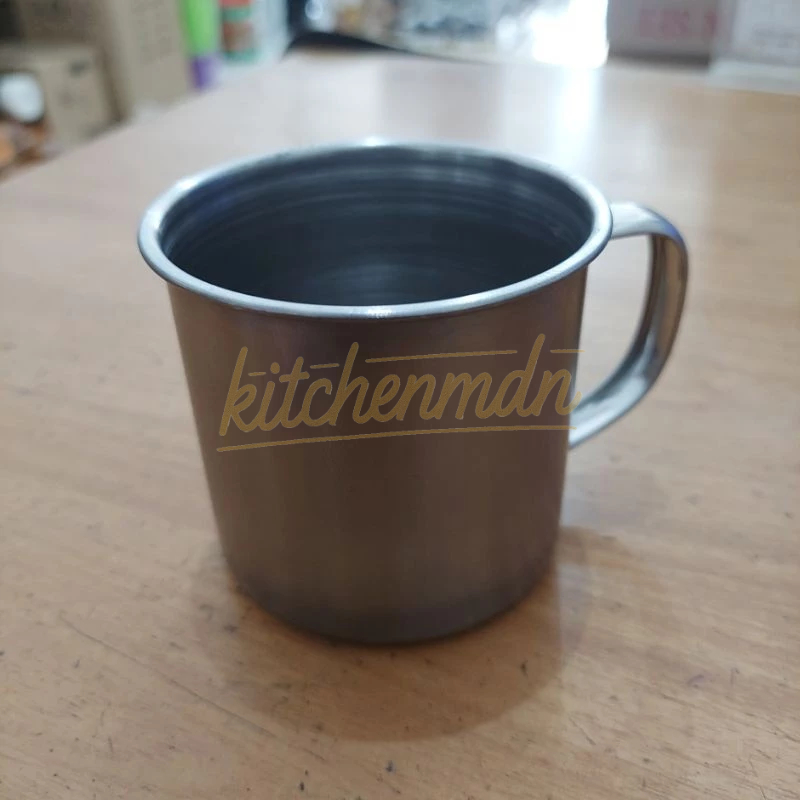 Cangkir Kopi Bandrek Kecil Stainless Kecil Tebal - KitchenMdn