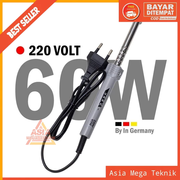 Solder listrik iron timah soldering Timah 60/80 Watt