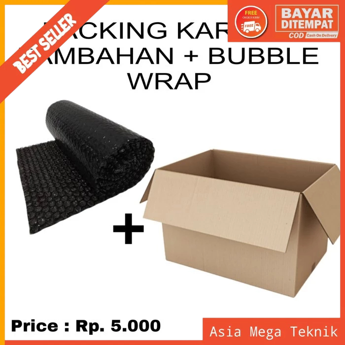 

EXTRA PACKING TAMBAHAN KARDUS DAN BUBBLE WRAP