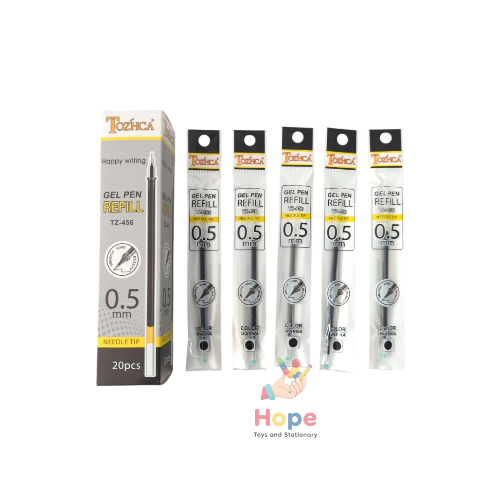 

TOZCHA 20pcs Refill Refil Isi Ulang Pena Pen Pulpen Tinta HitamTOZCHA TZ-456