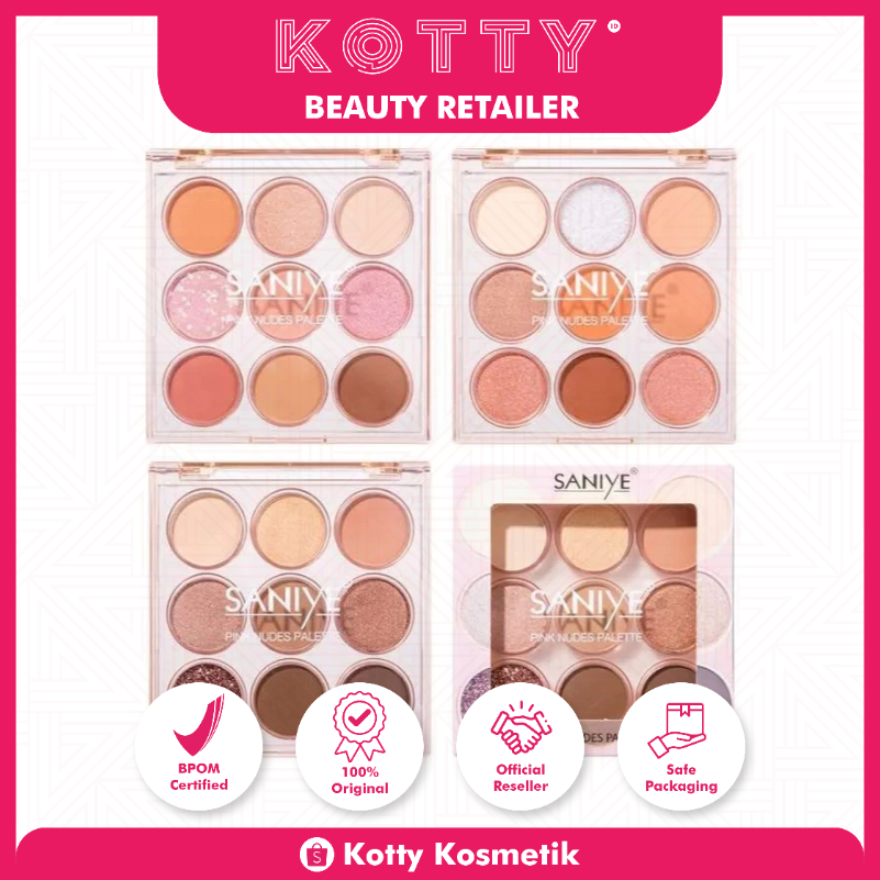 Kotty Kosmetik - SANIYE Eyeshadow Pink Nude Palette E0949