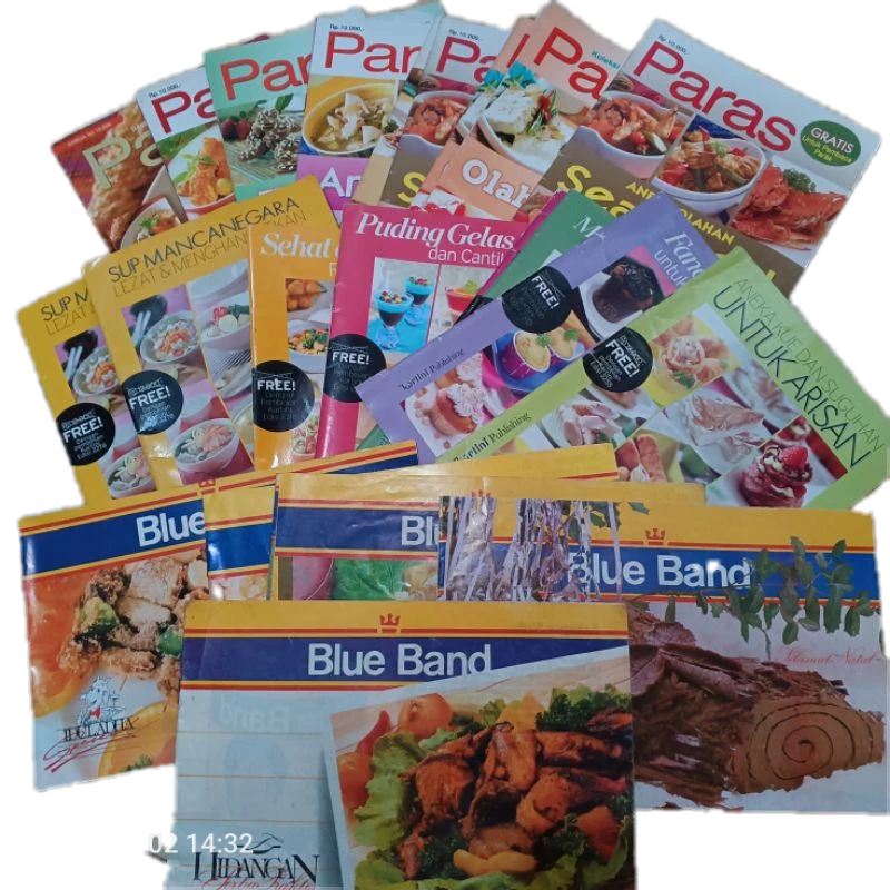 buku kumpulan resep masakan nova kartini paras bonus majalah
