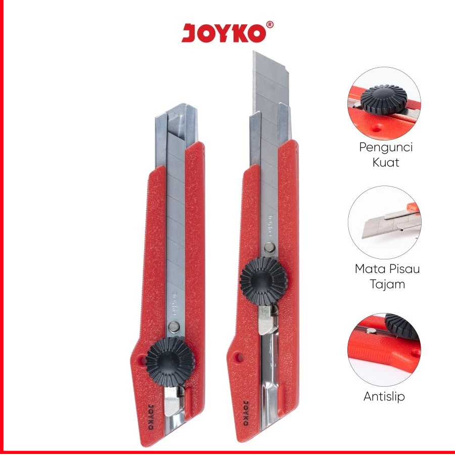 

CUTTER JOYKO BESAR L-500 L-150 SILET PEMOTONG KERTAS KATER POTONG MURAH REFILL CUTTER PISAU