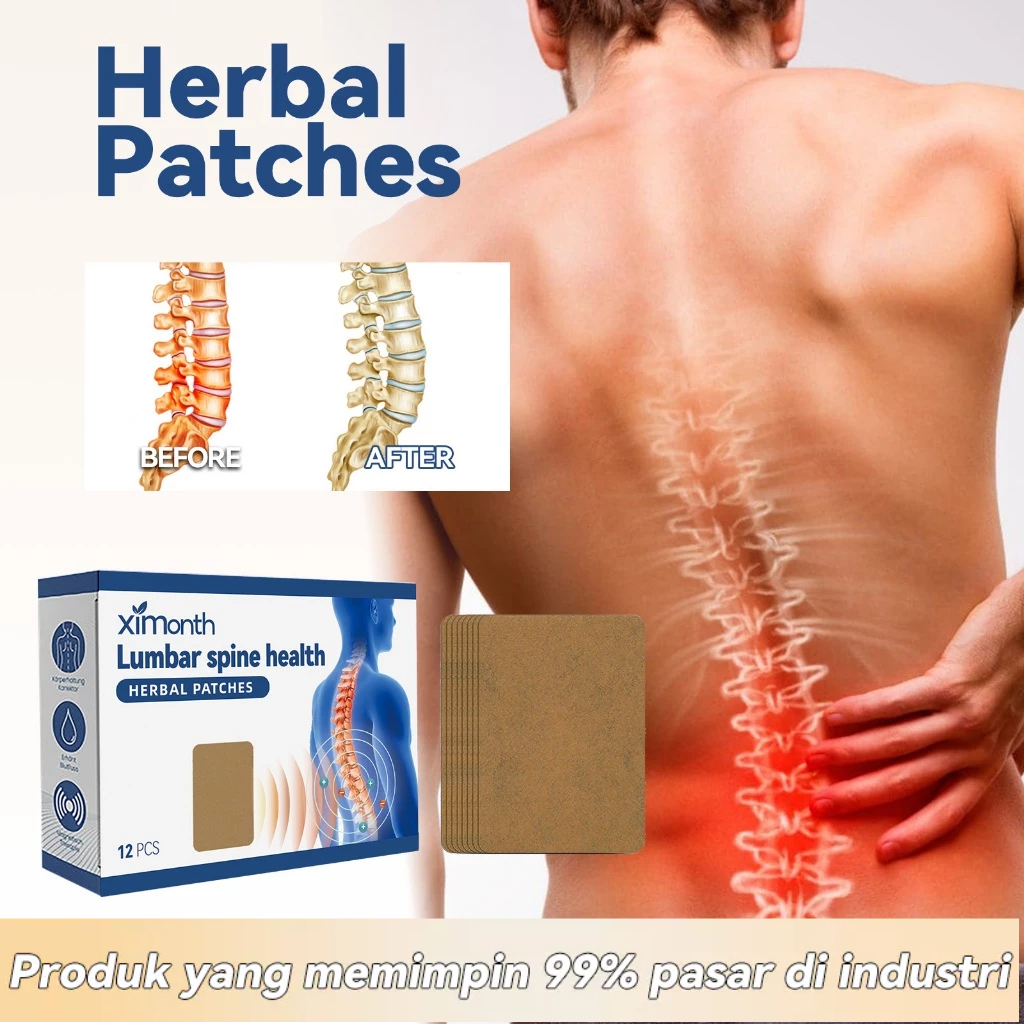Ximonth Koyo Pereda Nyeri Sendi & Tulang - Obat Sakit Punggung, Leher Kaku, Lutut [12 Koyo] | Terapi