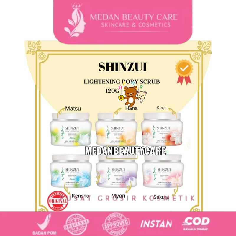 Shinzui Body Scrub Lulur 110gram (Kecil)