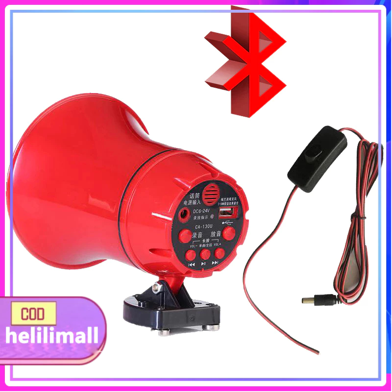 Megaphone Speaker Corong Sirine Bisa Rekam Suara Pengeras Suara Bisa Rekam Suara
