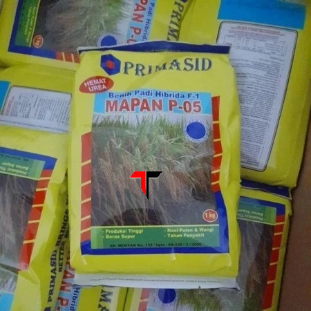 

Benih Bibit Padi Hibrida F-1 MAPAN P- 05 PRIMASID 1Kg 100% Original Kemasan Pabrik Exp 2027