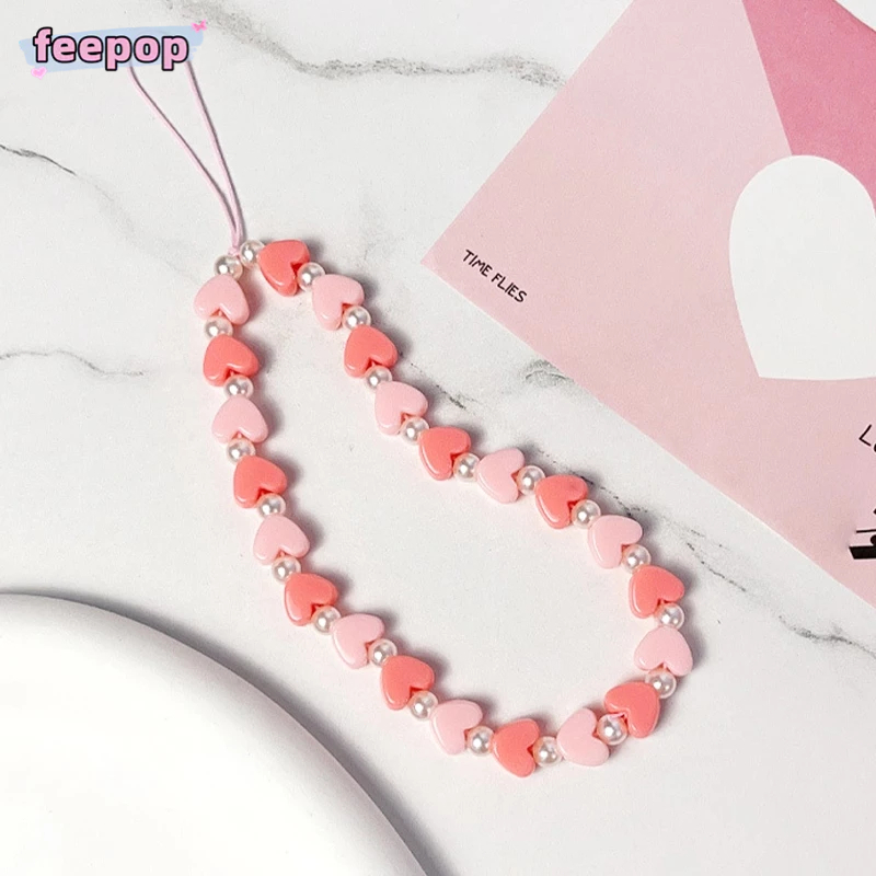 Strap Hp Aesthetic Cinta Gantungan Hp Aesthetic Mutiara Tali Hp Gantungan Hp Lucu Pendek Tali Lanyar