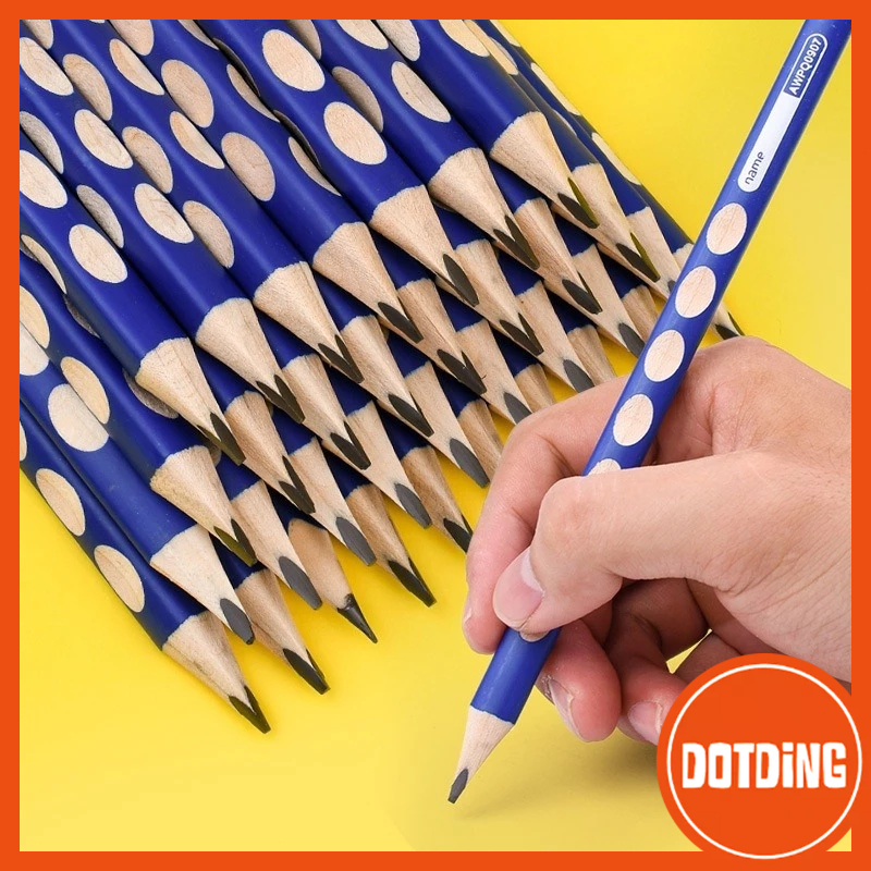 

[COD] 10 Pcs Set Pensil 2B HB Pensil Lubang Segitiga Pena Pegangan yang Benar untuk Siswa Menulis dan Melukis Perlengkapan Kantor Sekolah Alat Tulis