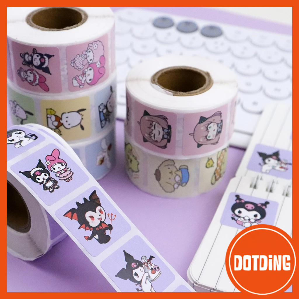 

[COD] 500 Lembar/Gulungan Stiker Kawaii Stiker Kartun Lucu Stiker Penyegel Anime Stiker Scrapbook Pita Washi Buku Harian Perlengkapan Alat Tulis Sekolah