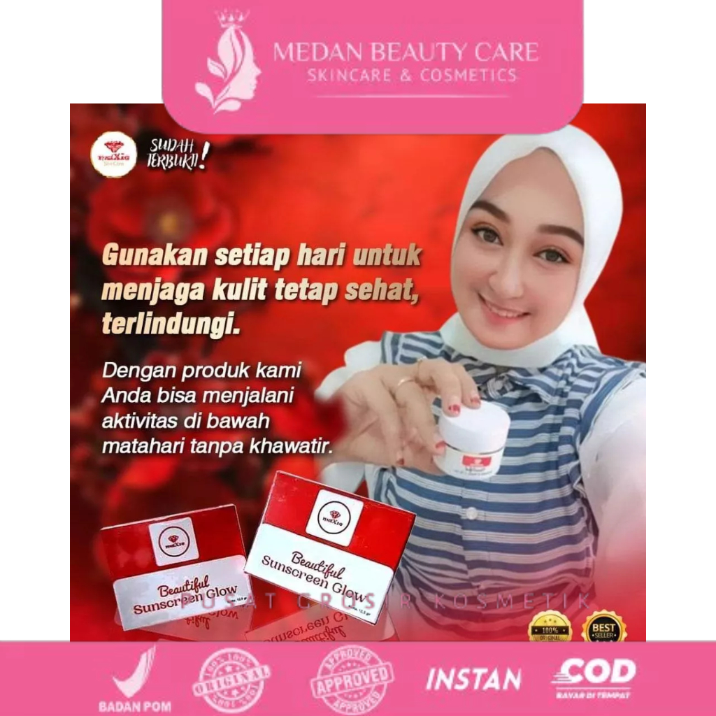 Maxie Sunscreen Glow Original Bpom