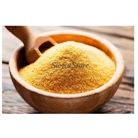

Tepung Polenta Jagung Giling Powder Halus Murni 100% Jagung Alami 1kg
