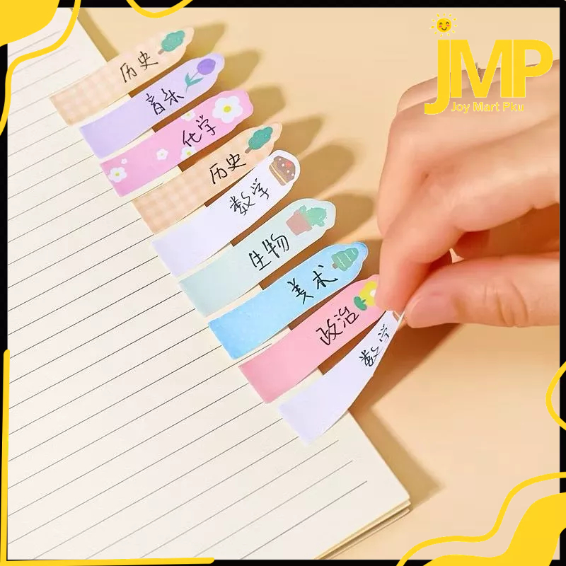 

JMP - Memo Tempel Karakter 8IN1 Tempelan Kertas Catatan 120 Lembar Pembatas Buku Karakter Hewan Lucu Penanda Buku Stationery Memo Pad Convenience Cute 8 IN 1 / Sticky Note Cute 8 IN 1 Karakter