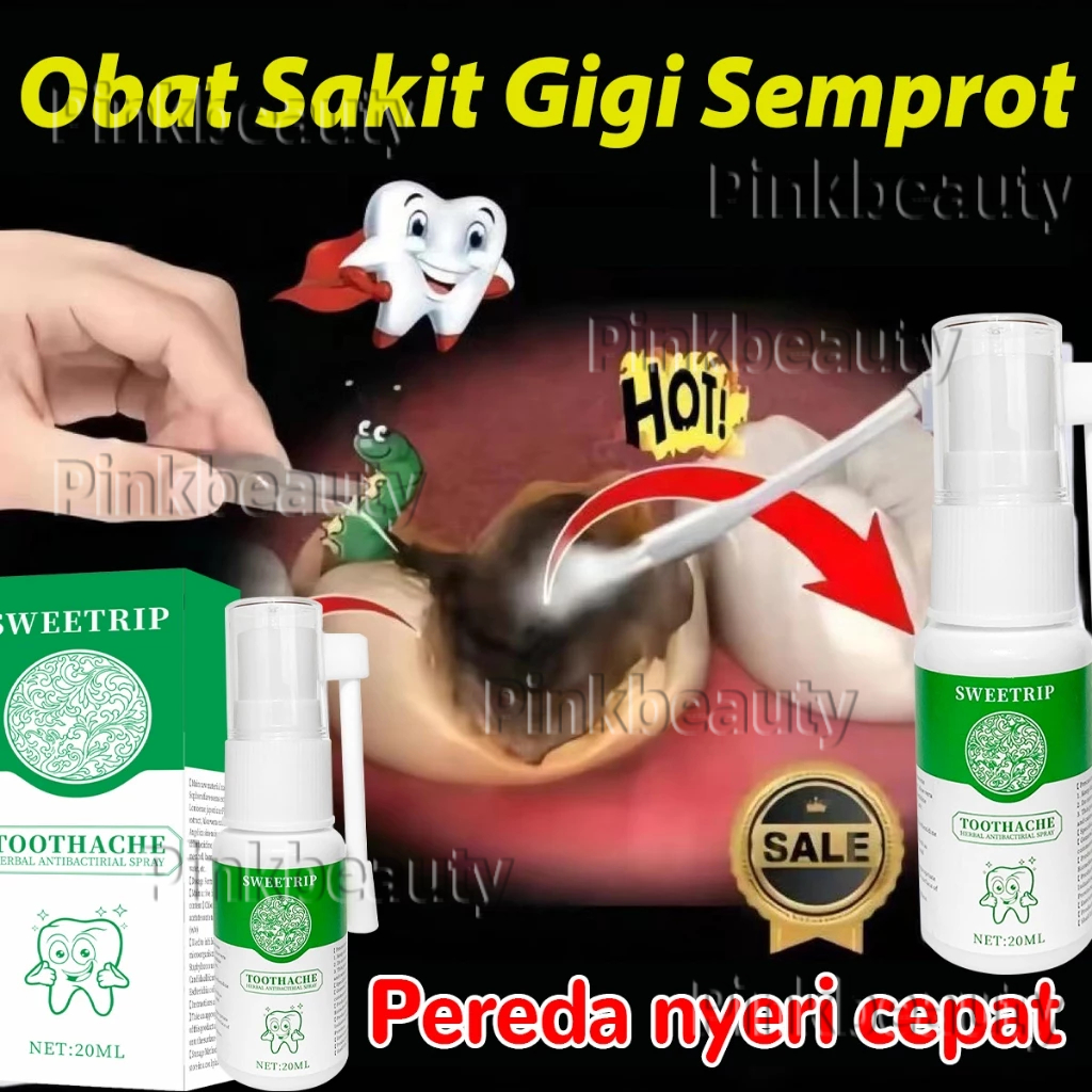 SWEETRIP Obat Sakit Gigi Semprot Odol Sakit Gigi Berlubang Semprot Obat buat gigi berlubang Obat gus