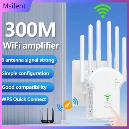 WIFI Repeater 300Mbps Wifi Repeater - 6/8 Antena 1200M WIFI Repeater Wireless Wifi Range Extender Ro