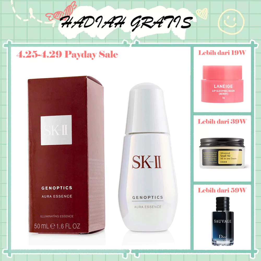 【Japan Exp：2026-6 】SKl/SK-l/SK2 Genoptics Aura Essence 75ml / SK11 SerumWajah / SK- SK2 SK-i Spot Wh