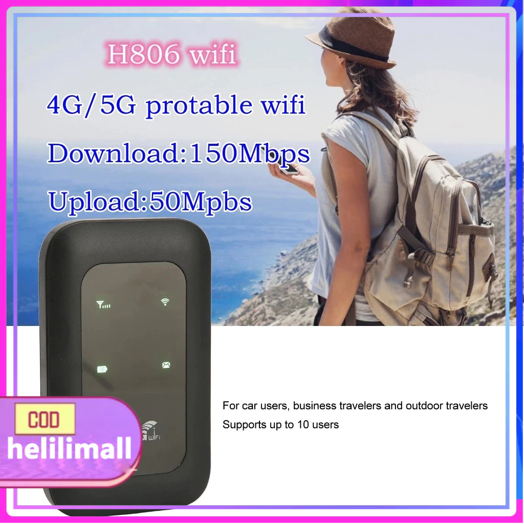 H806 Wireless Router 4G LTE Mini Modem 150Mbps Mobile Broadband WiFi