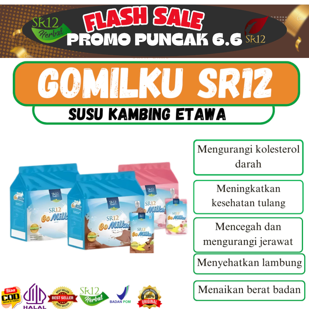 

Gomilku Sachet SR12 Kemasan Praktis Isi 40pcs