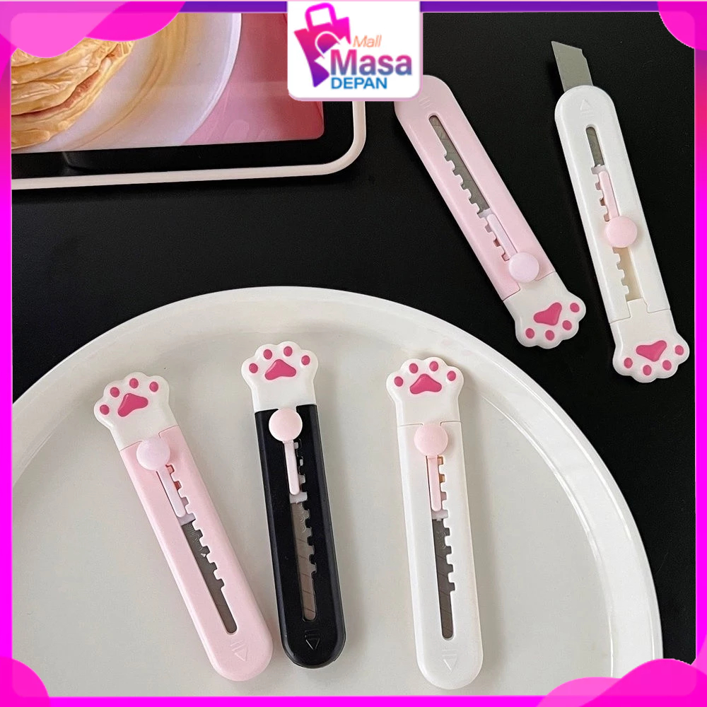 

MMD Cutter Mini Portable Karakter Kartun Pisau Pemotong Kertas Model Tapak Hewan Cutter Unboxing Travel Kit Paper Lucu Hand Cutter Paw Mini Serbaguna