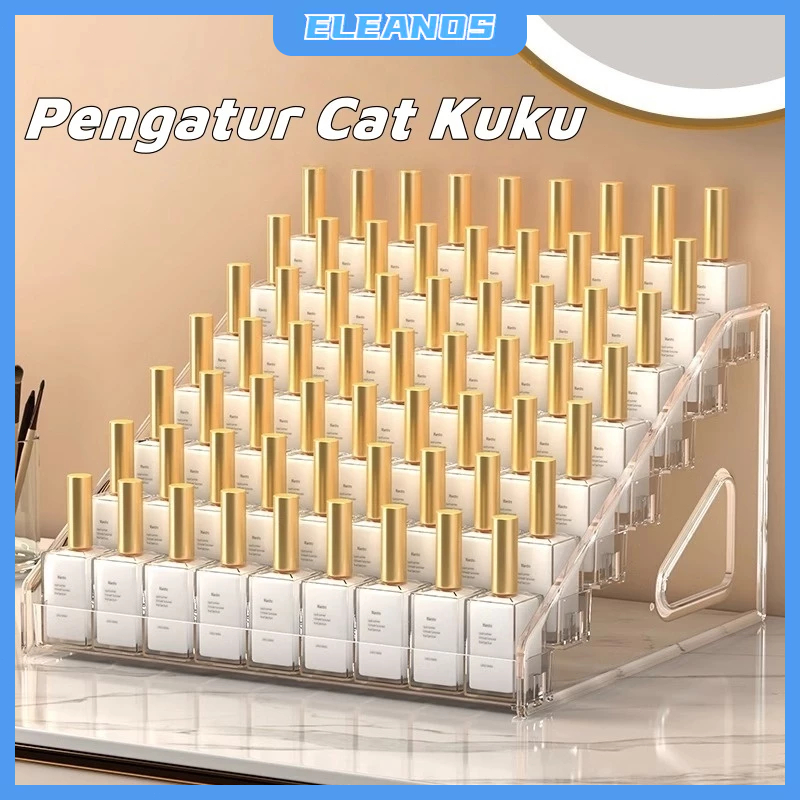 Rak Organizer Acrylic Rak Kutek Rak Lipstick Rak Kosmetik Rak Parfum Rak Kutek 5 Tingkat