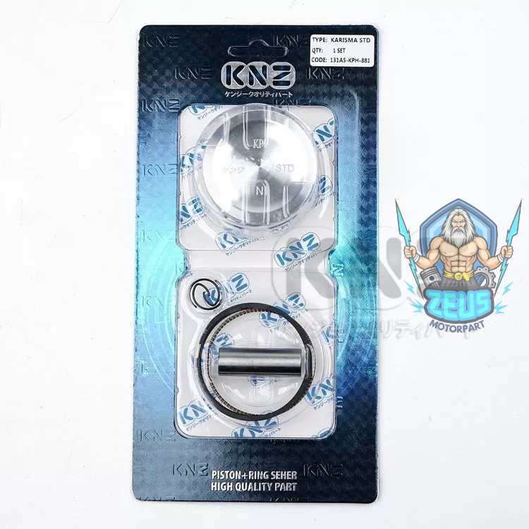 PISTON + RING SEHER KIT HONDA KARISMA (KPH) / SUPRA X 125 KARBU / KIRANA KNZ (ZEUS)