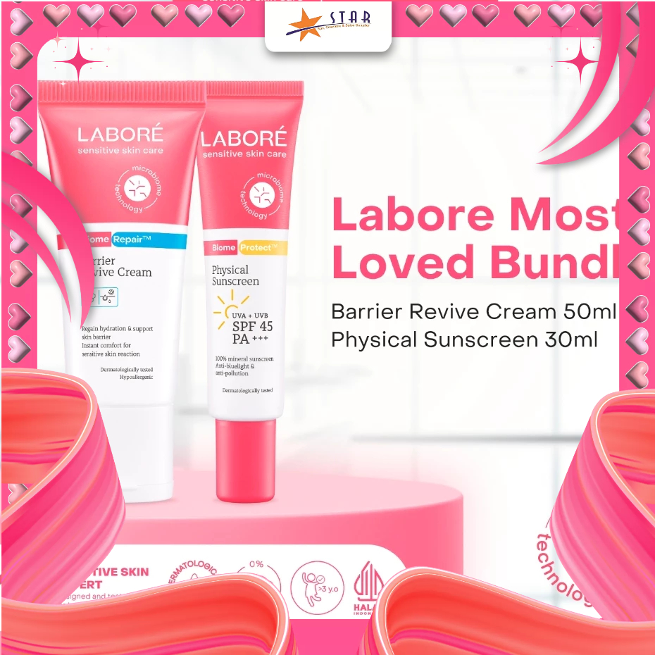 LABORE Most Loved Bundle - Barrier Revive Cream 50ml & Physical Sunscreen 30ml