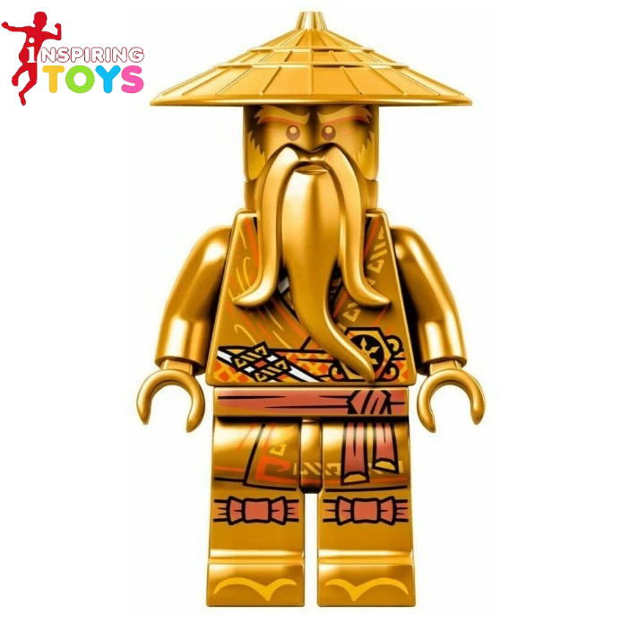 Lego Minifigure Ninjago WU Golden